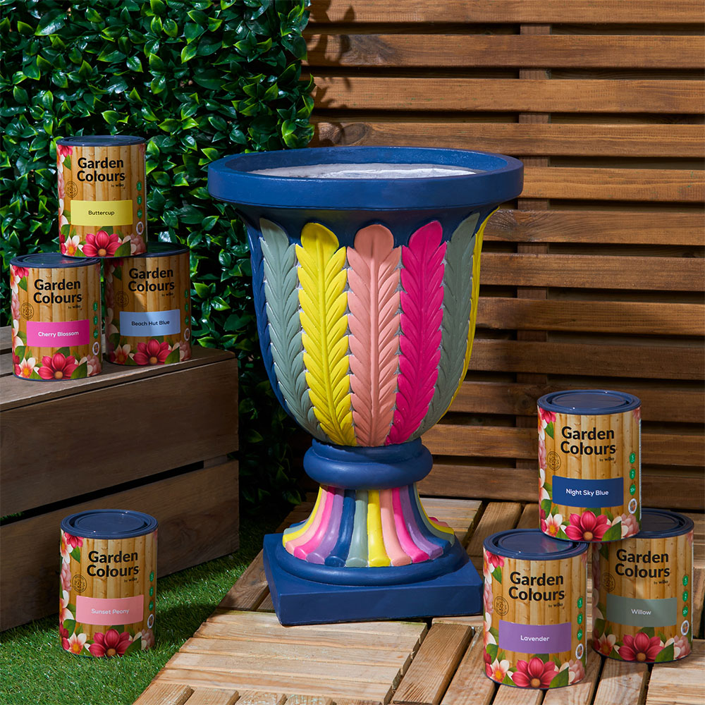 Wilko Garden Colours City Slate Wood Paint 1L Image 5