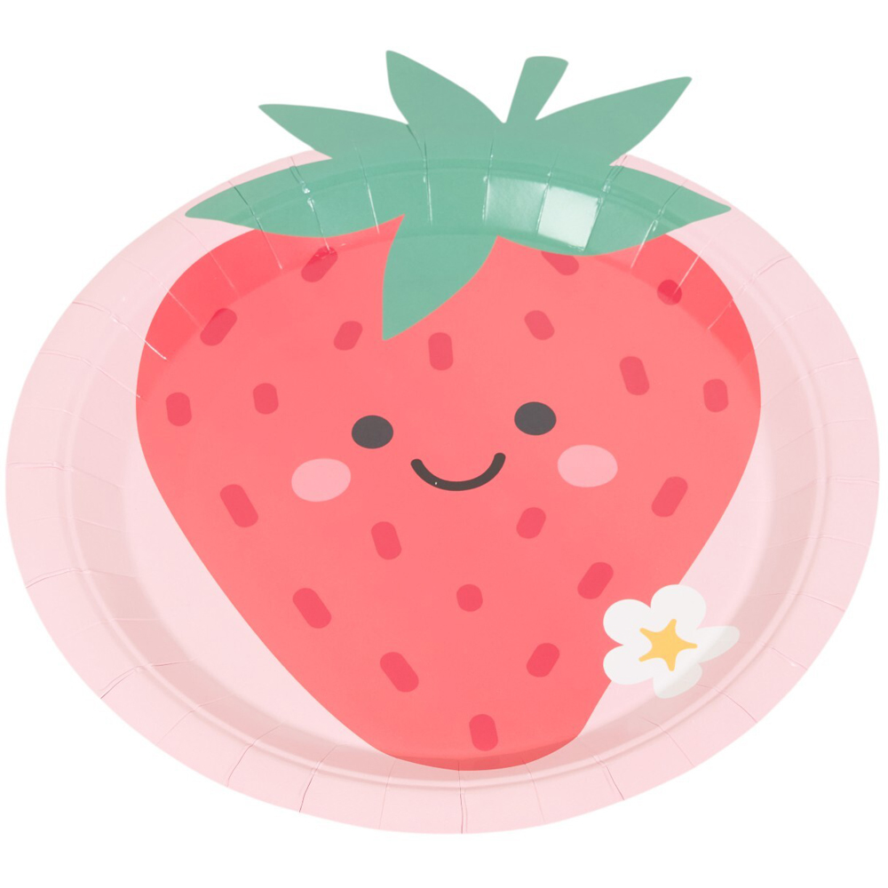 Pack of 10 Cute Fruit Plates Image 6