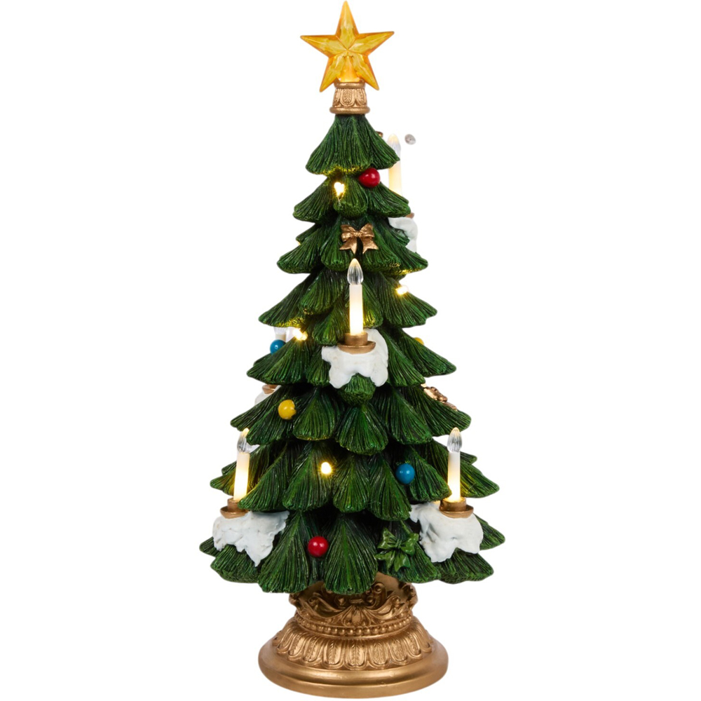 Traditional Light Up Candle Tree Image 1