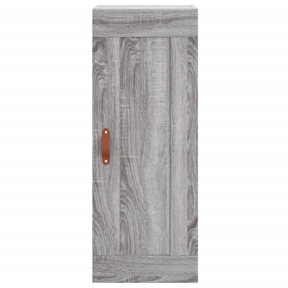 vidaXL Single Door 2 Drawer 2 Shelf Grey Sonoma Highboard Image 8