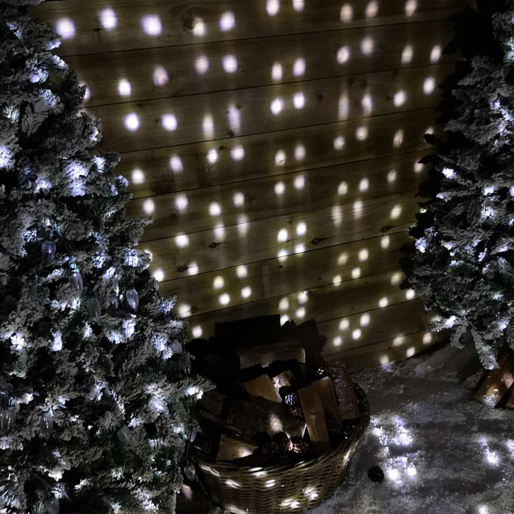 Samuel Alexander Cool White LED Christmas Snowfall Projector Light Image 6