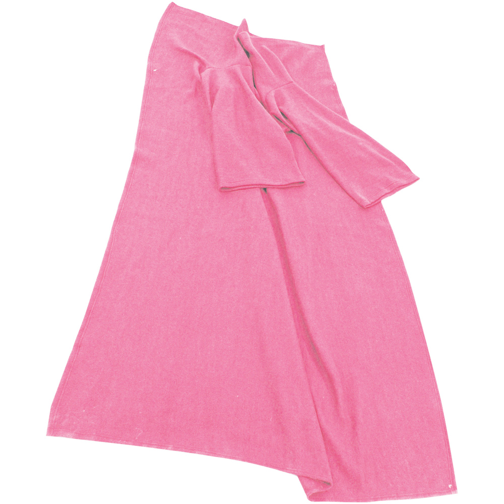 Aidapt Pink Fleece Sleeved Blanket Image 2