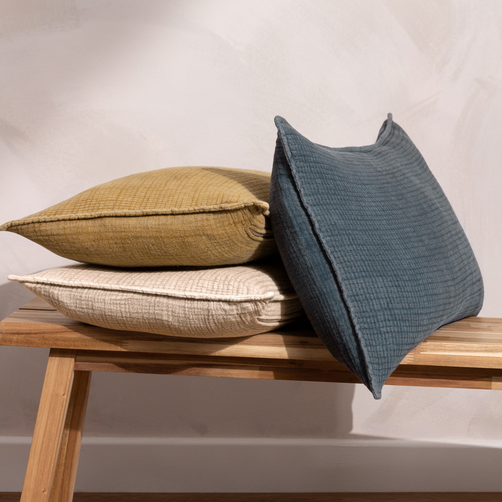 Yard Ribble Natural Acid Wash Cushion Image 8