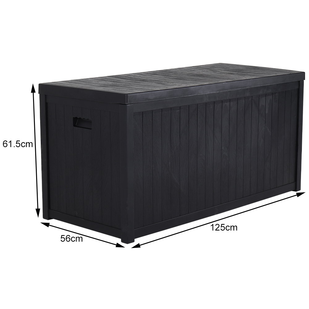 Living and Home Black Cushion Storage Box Image 8