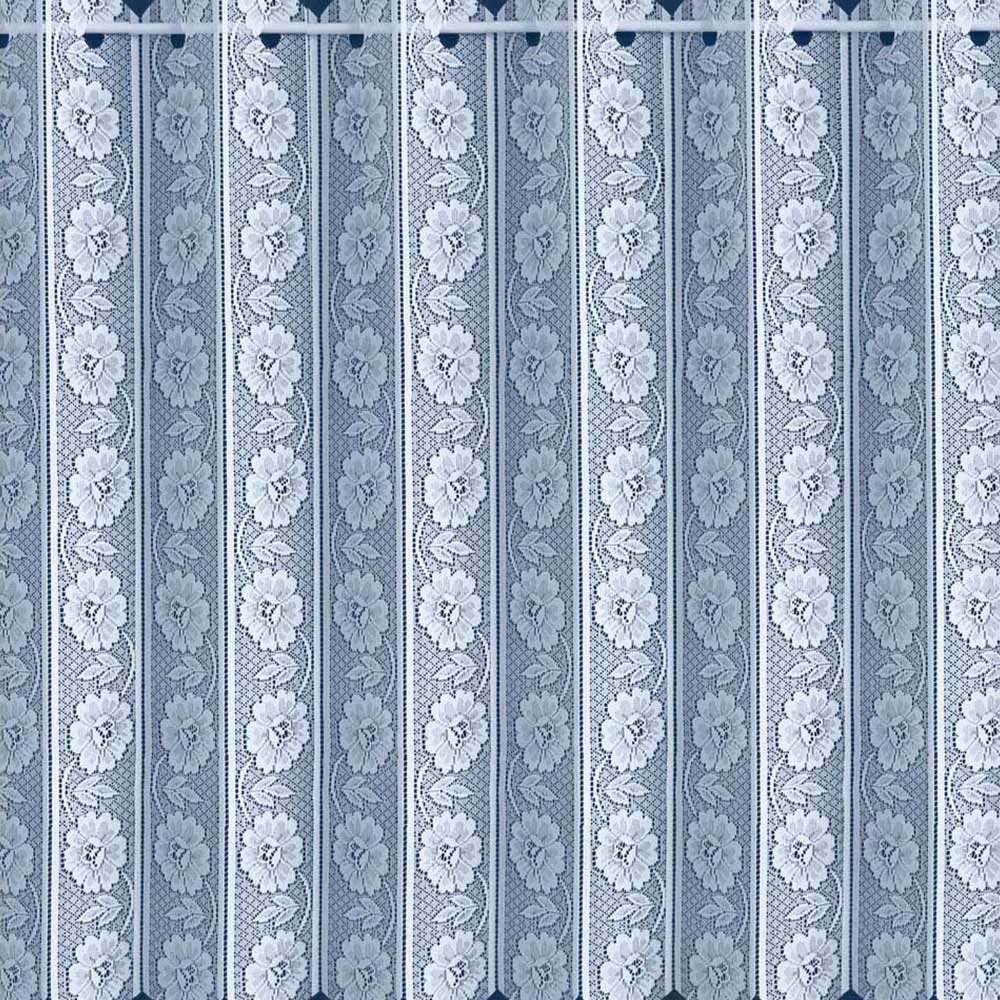 Tyrone Textiles Vertical Pleated Milan Lace Blind Floral 183cm Image 2