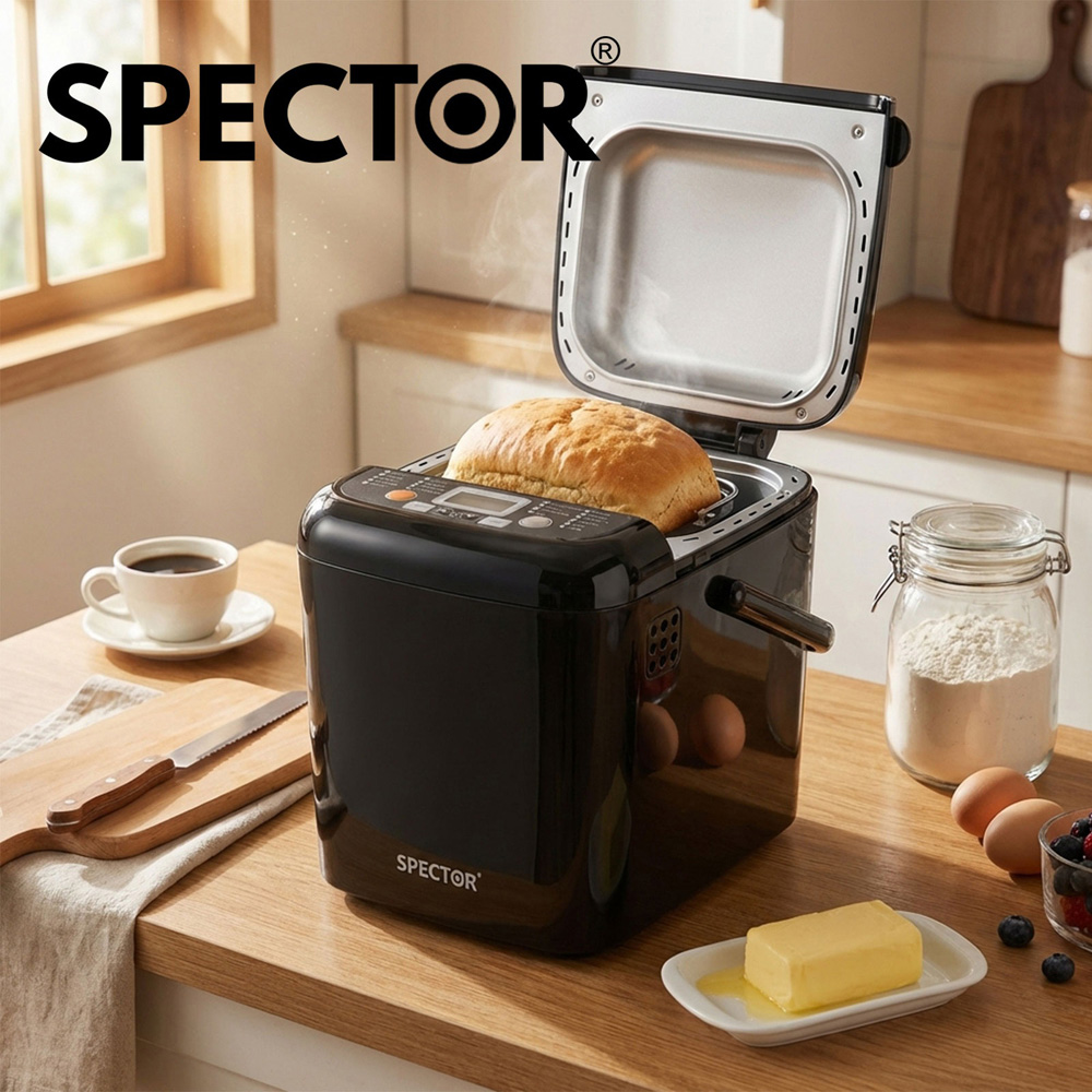 Spector BM2002-BK-UK 19-in-1 Non-Stick Bread Maker 500W Image 8