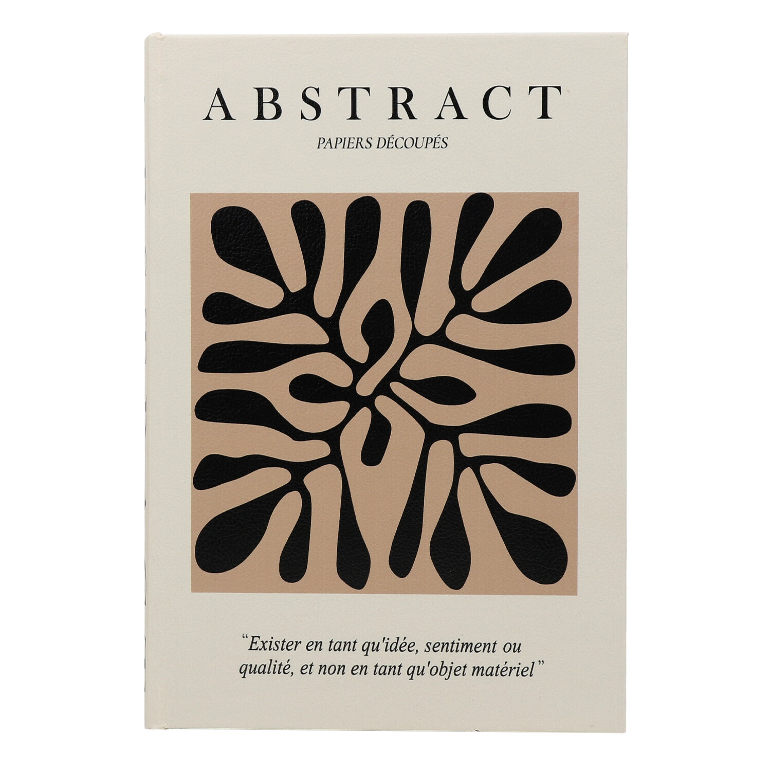 Neutral Abstract Book Boxes Ornaments Set of 2 Image 4
