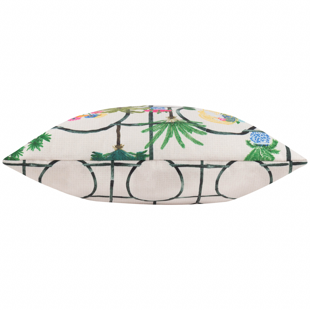 furn. Multicolour Palm Royale Club Printed Polyester Filled Outdoor Cushion 45 x 45cm Image 4