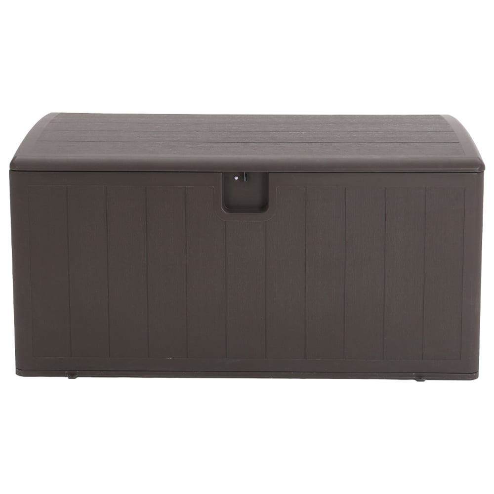 Living and Home Brown Outdoor Deck Storage Box 397.46L Image 1