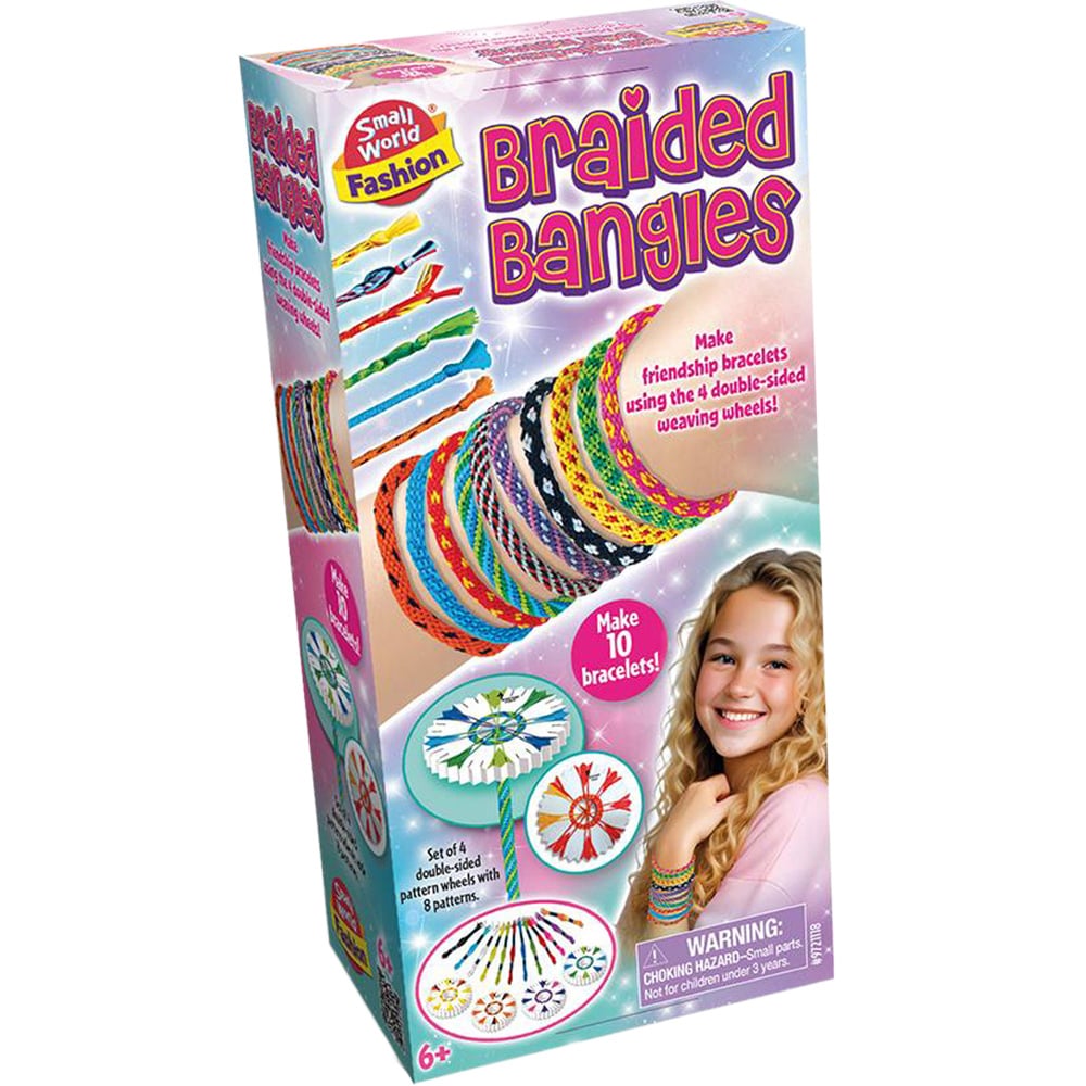 Small World Toys Make Your Own Braided Bangles Kit Image 1
