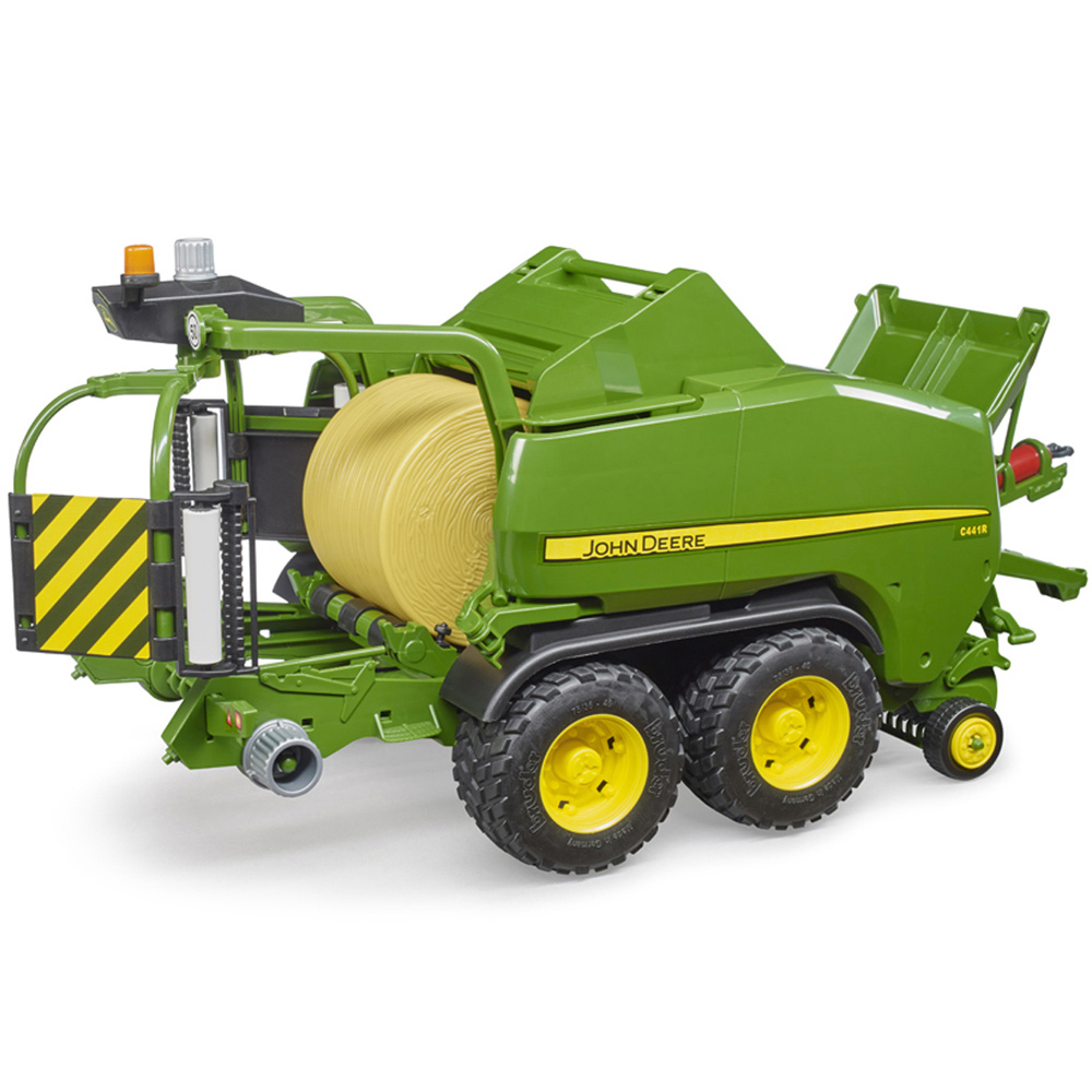 Bruder Kids John Deere C441R Wrapping Chamber Baler Playset Model Image 5