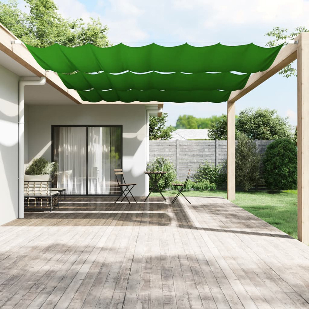 vidaXL Green Oxford Fabric Vertical Awning 2 x 4.2m Image 1