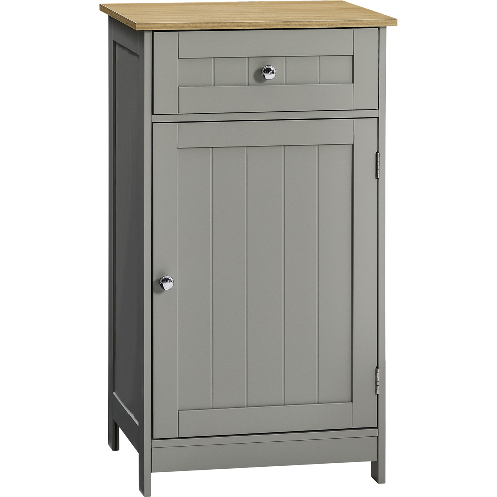 BATH VIDA Priano Single Door Single Drawer Floor Cabinet Image 2