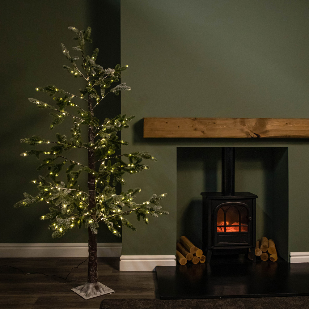 Samuel Alexander Warm White LED Noel Snow Christmas Tree 6ft Image 8