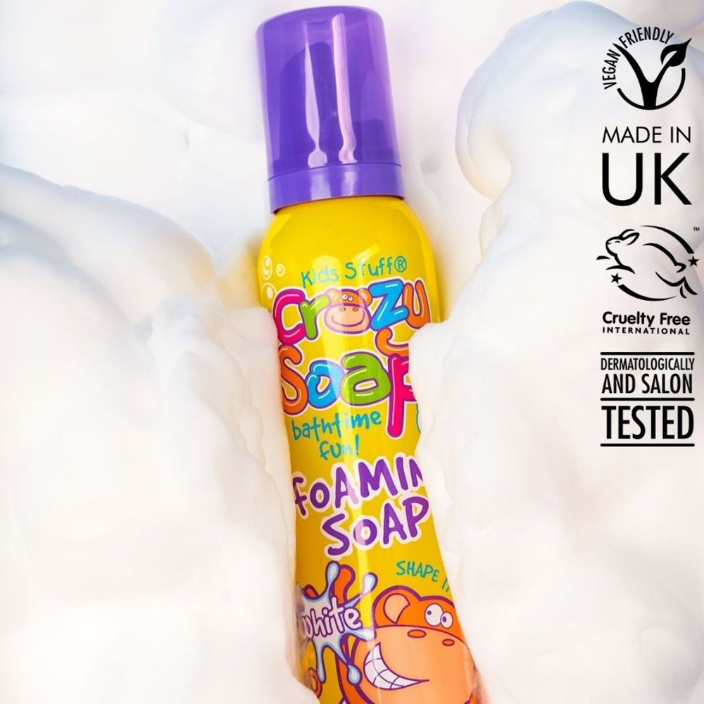 Kids Stuff Crazy Soap White Foaming Soap 225ml Image 2
