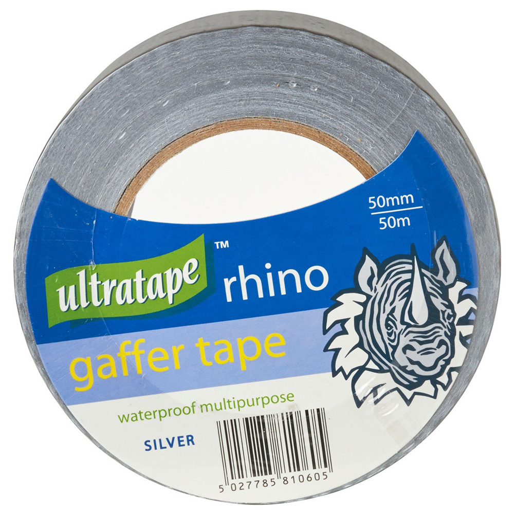 Ultratape Rhino 50mm x 50m Silver Gaffer Tape Image