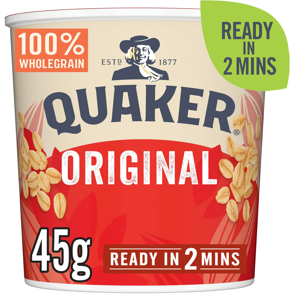 Quaker Original Porridge Pot 45g Image