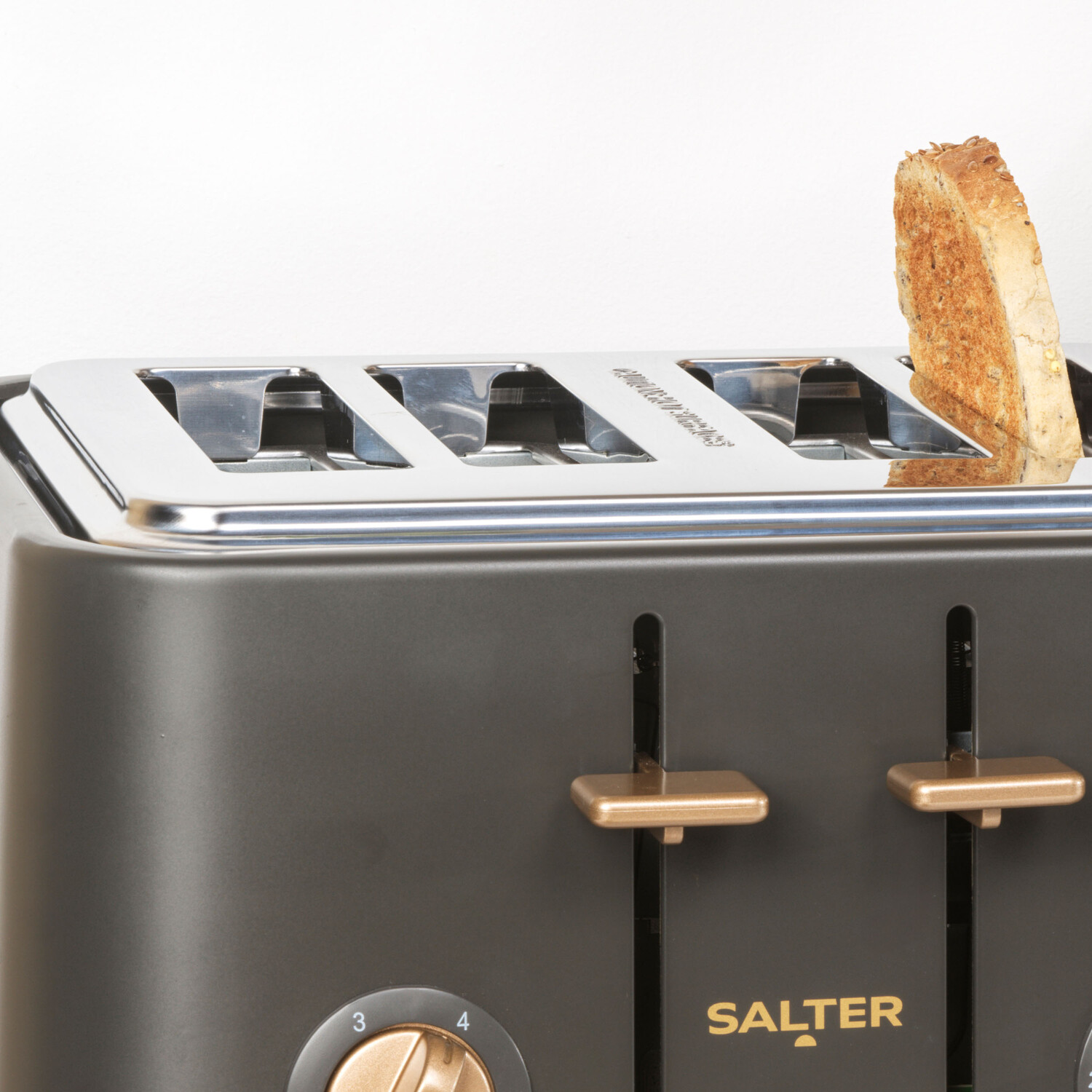 Salter Pebble 4 Slice Toaster Charcoal Image 6