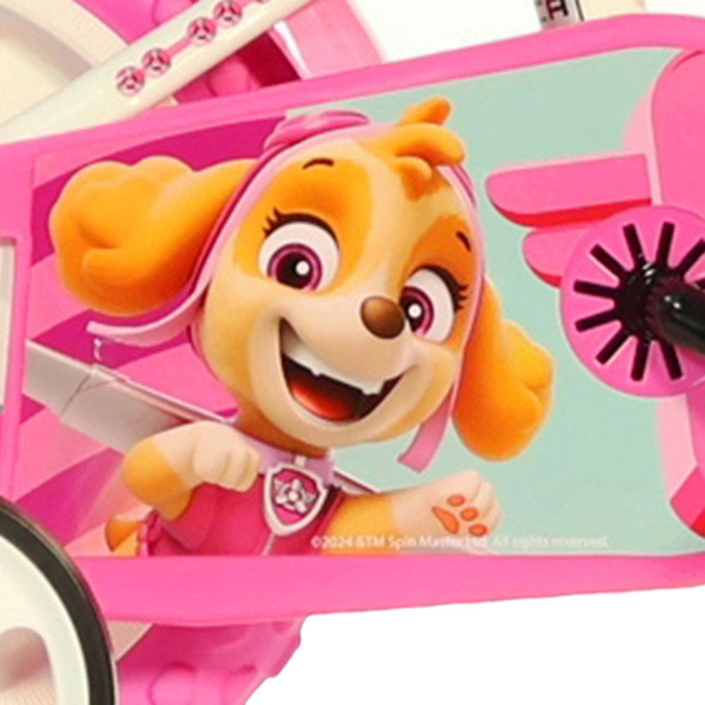 Dino Bikes Paw Patrol 12 inch Pink Kids Bicycle Image 4