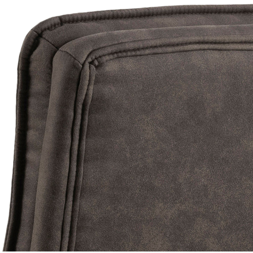 Florence Brad Black Swivel Chair Image 5