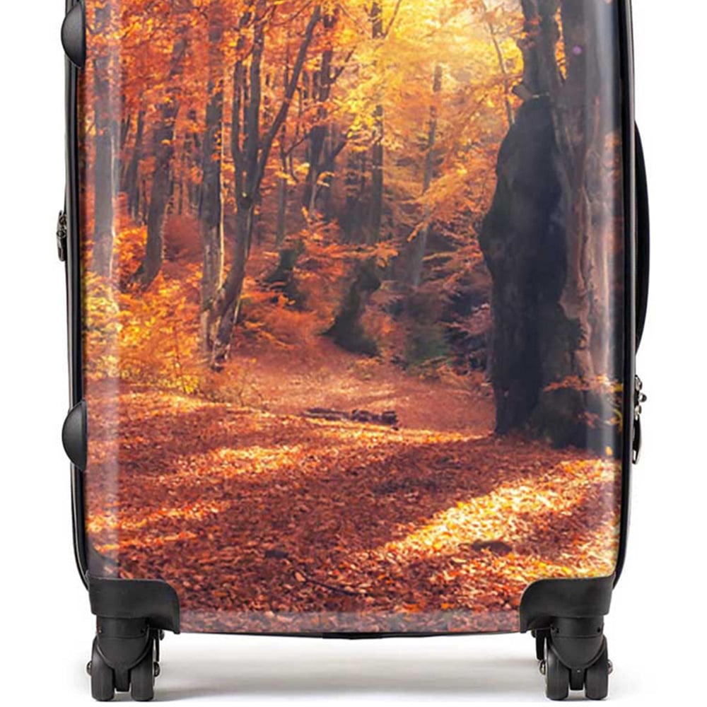 Warren Reed Designer Medium Autumn Forest Suitcase Image 2