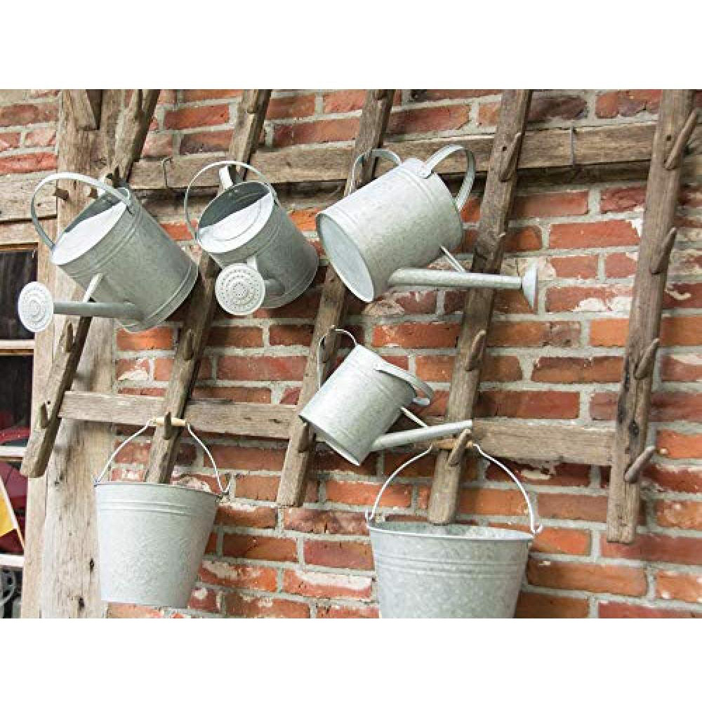 Fallen Fruits Grey Old Zinc Watering Can 8.7L Image 2