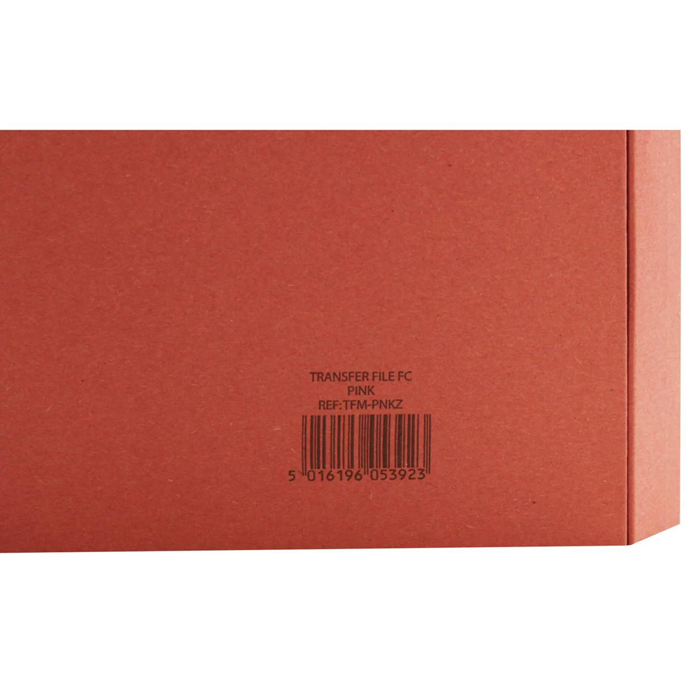 Exacompta 285gsm Pink Foolscap Spiral File 25 Pack Image 5