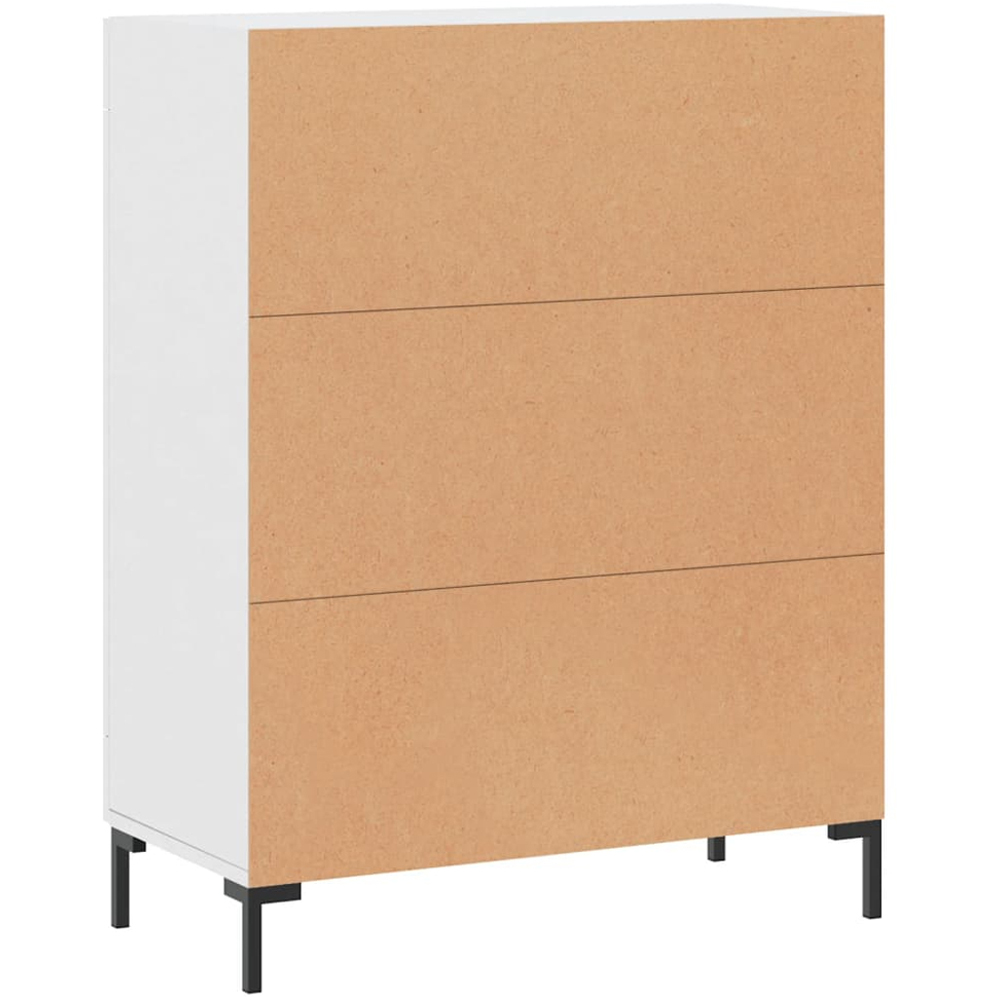 vidaXL 2 Door White Sideboard Image 8