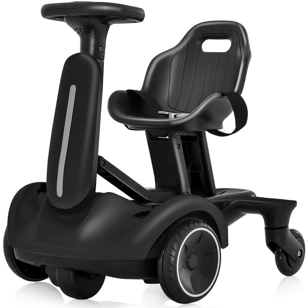 Costway Black Electric Ride On Drift Car 6V Image 2