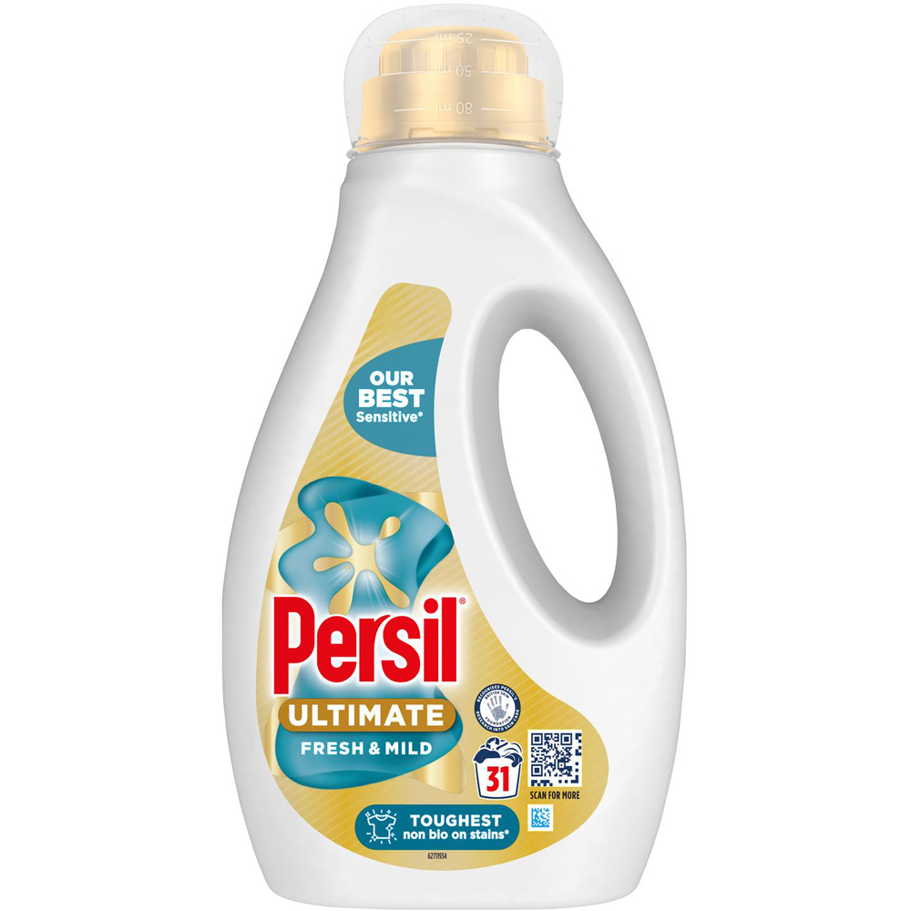Persil Ultimate Fresh and Mild Liquid Detergent  31 Washes 837ml 4 Pack Image 2