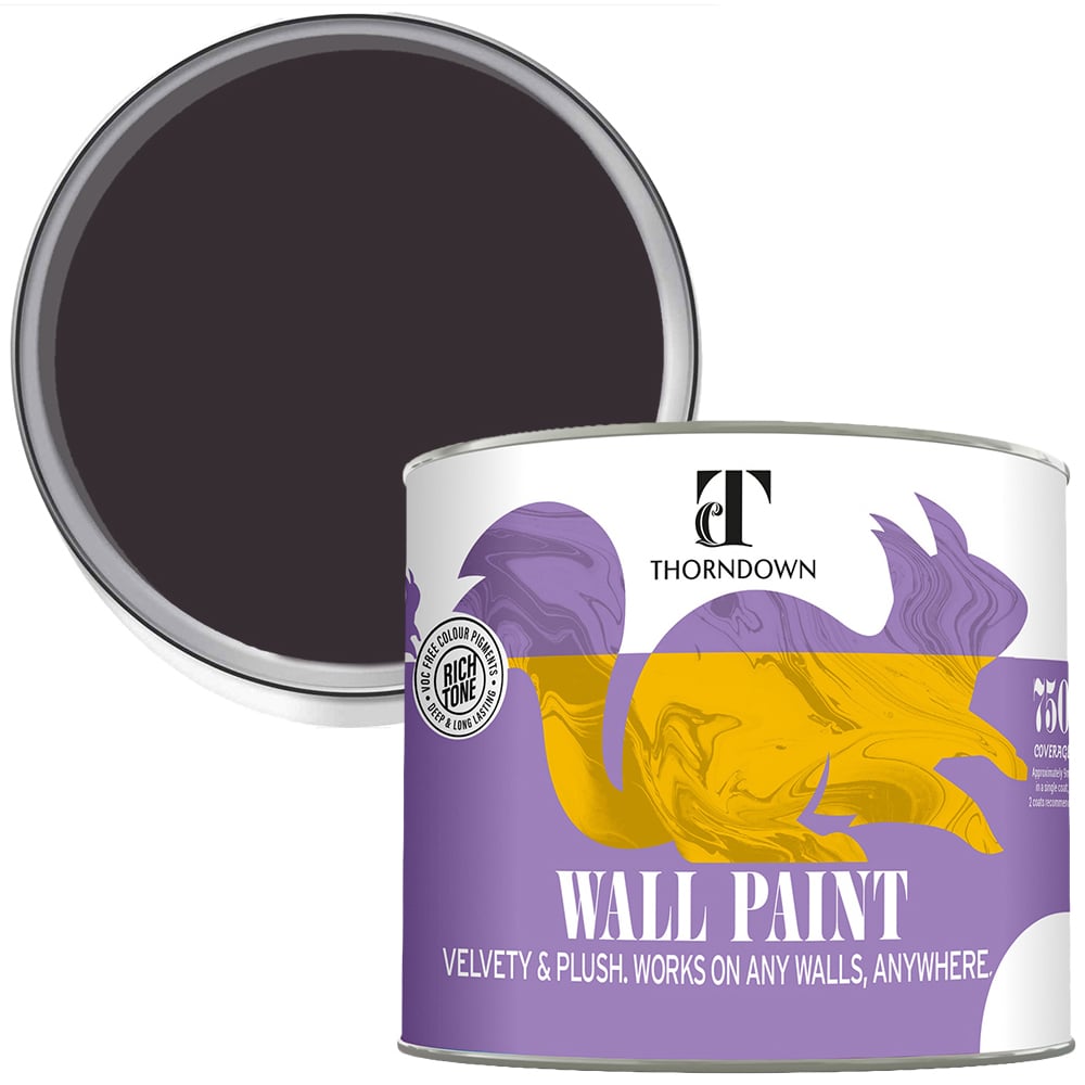Thorndown Walls and Ceilings Whortleberry Matt Paint 750ml Image 1