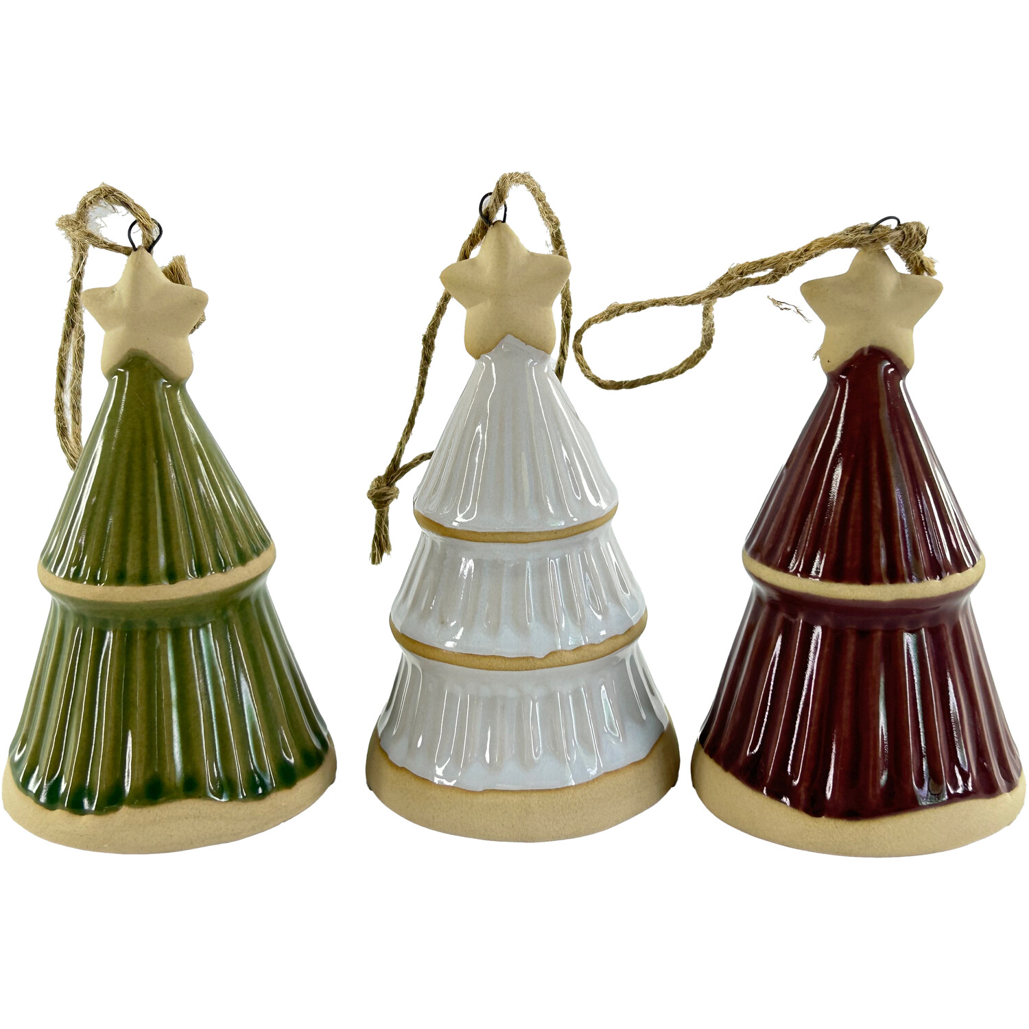 Ceramic Tree Bell Hanging Decoration Image 1