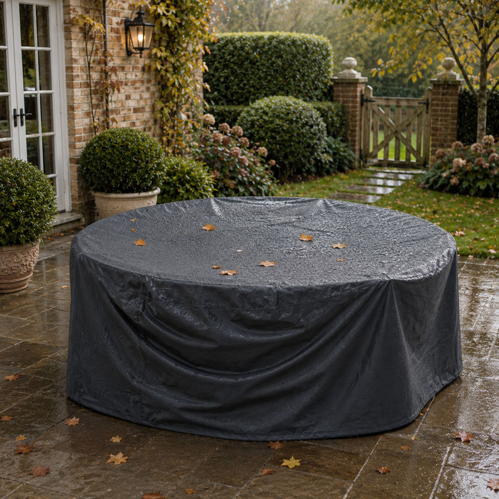 Direct Wicker 6 Seater Round Garden Furniture Cover Image 3