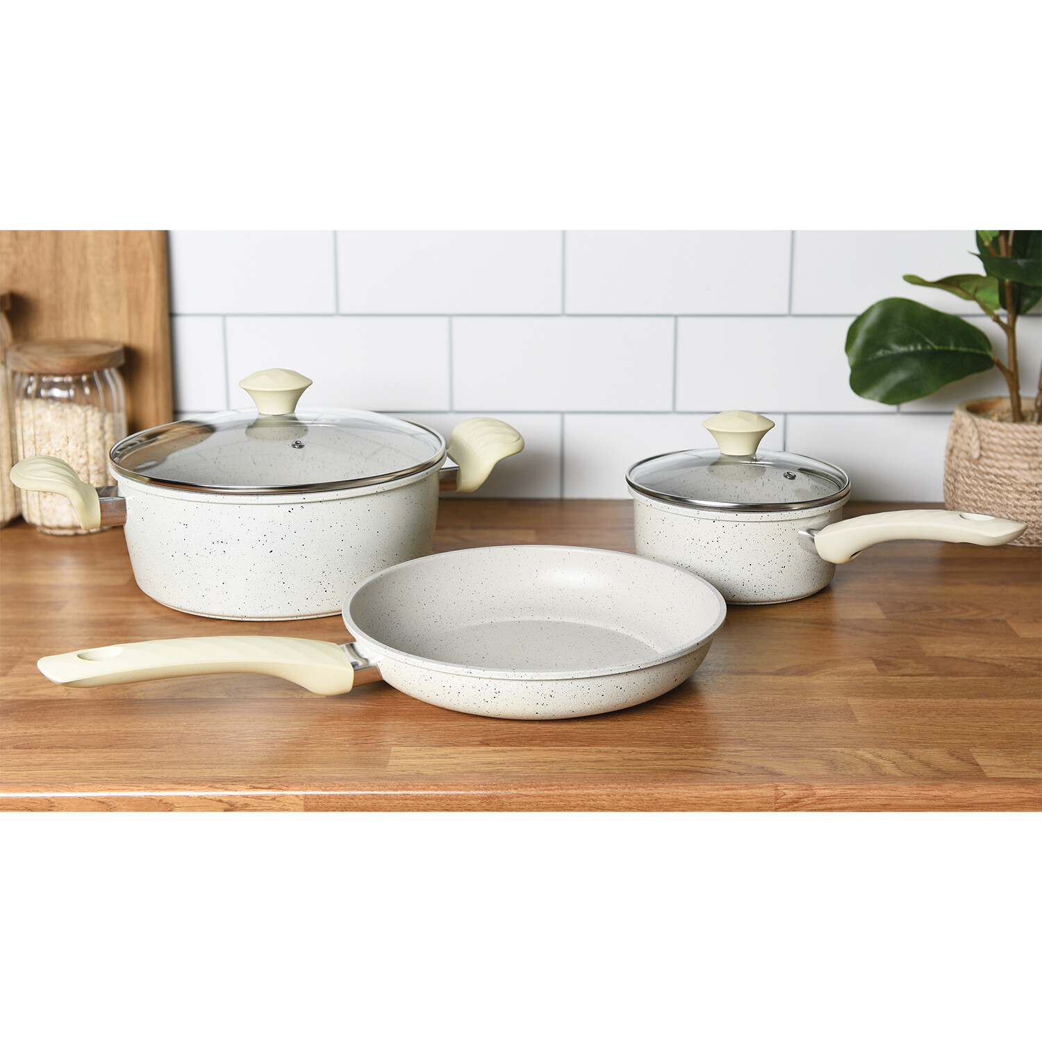 5 Piece Cook Set - White Image 2