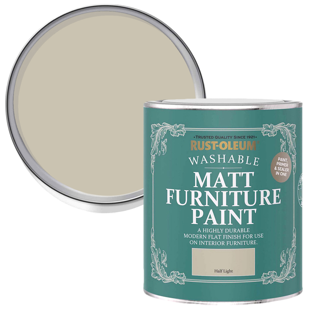 Rust-Oleum Half Light Matt Furniture Paint 750ml Image 1