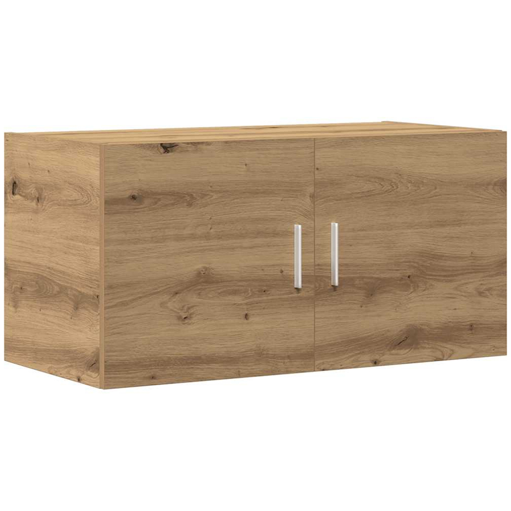 vidaXL 2 Door Artisan Oak Wall Cabinet Image 2