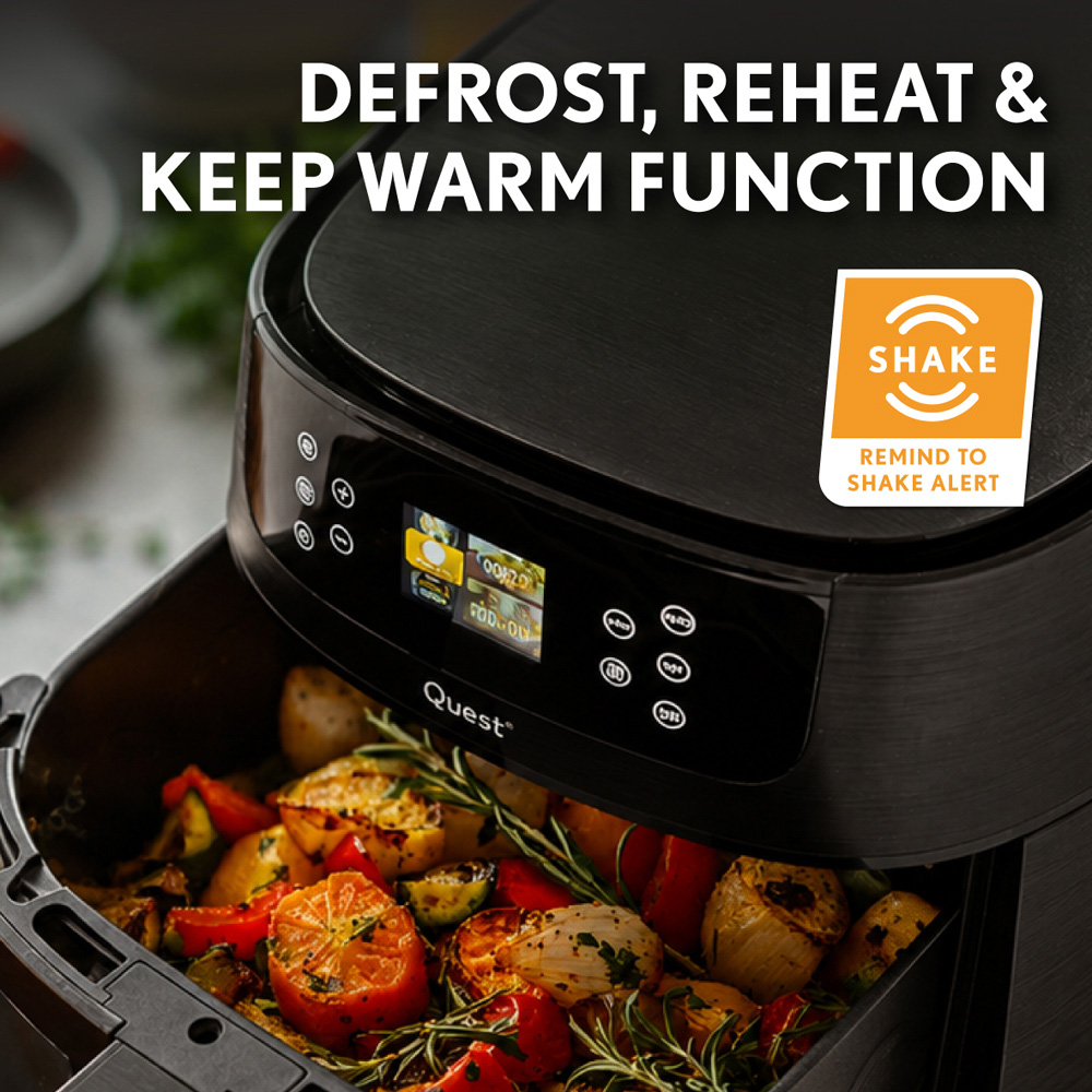 Quest 36599 Black 8L Smart Air Fryer 1800W Image 7