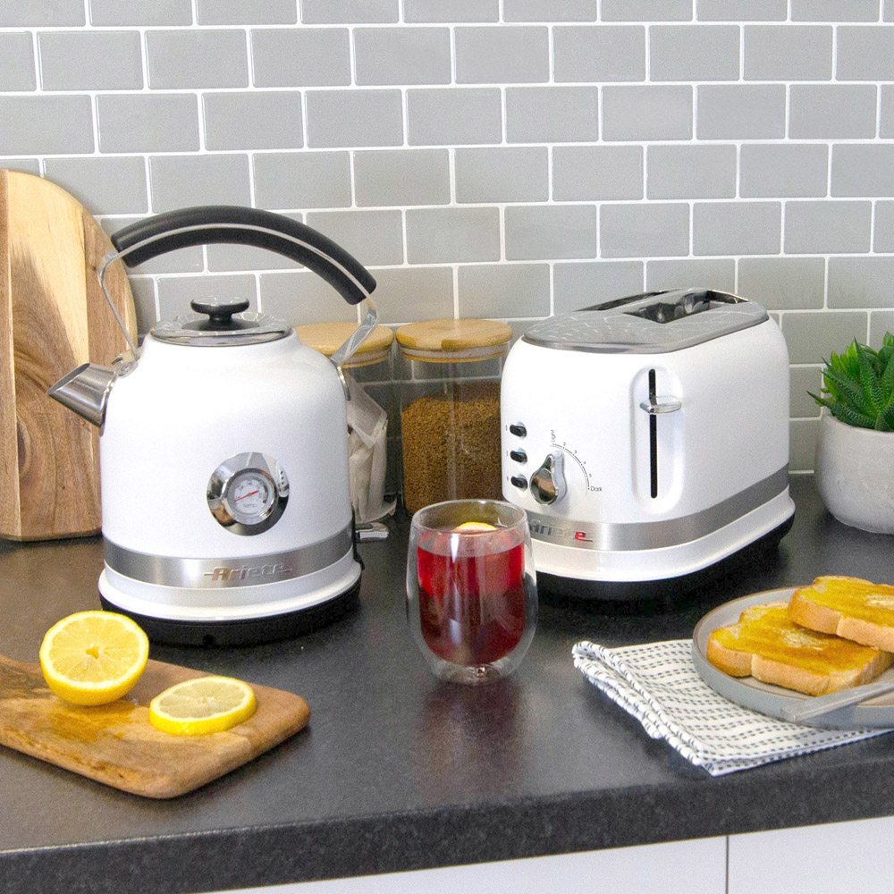 Ariete Moderna White Kettle and Toaster Pack Image 2