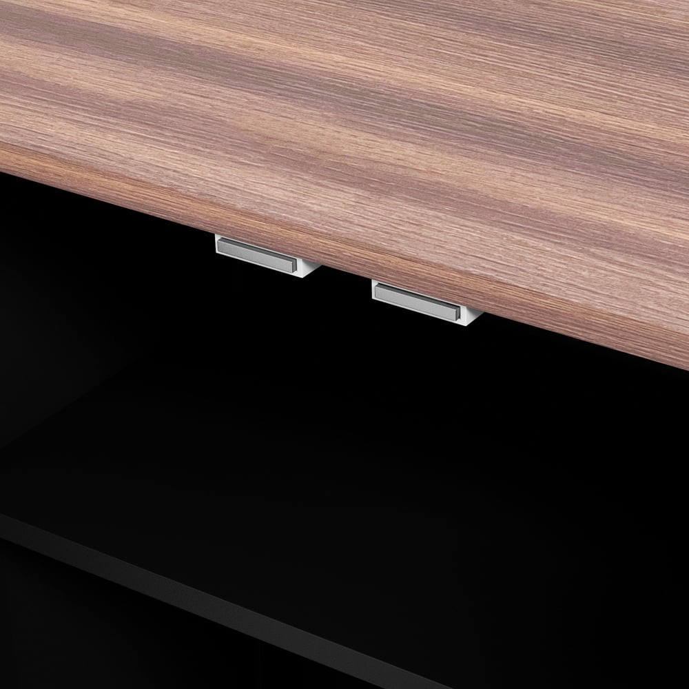 PawHut Black Pet Feeding Station with Storage Image 8