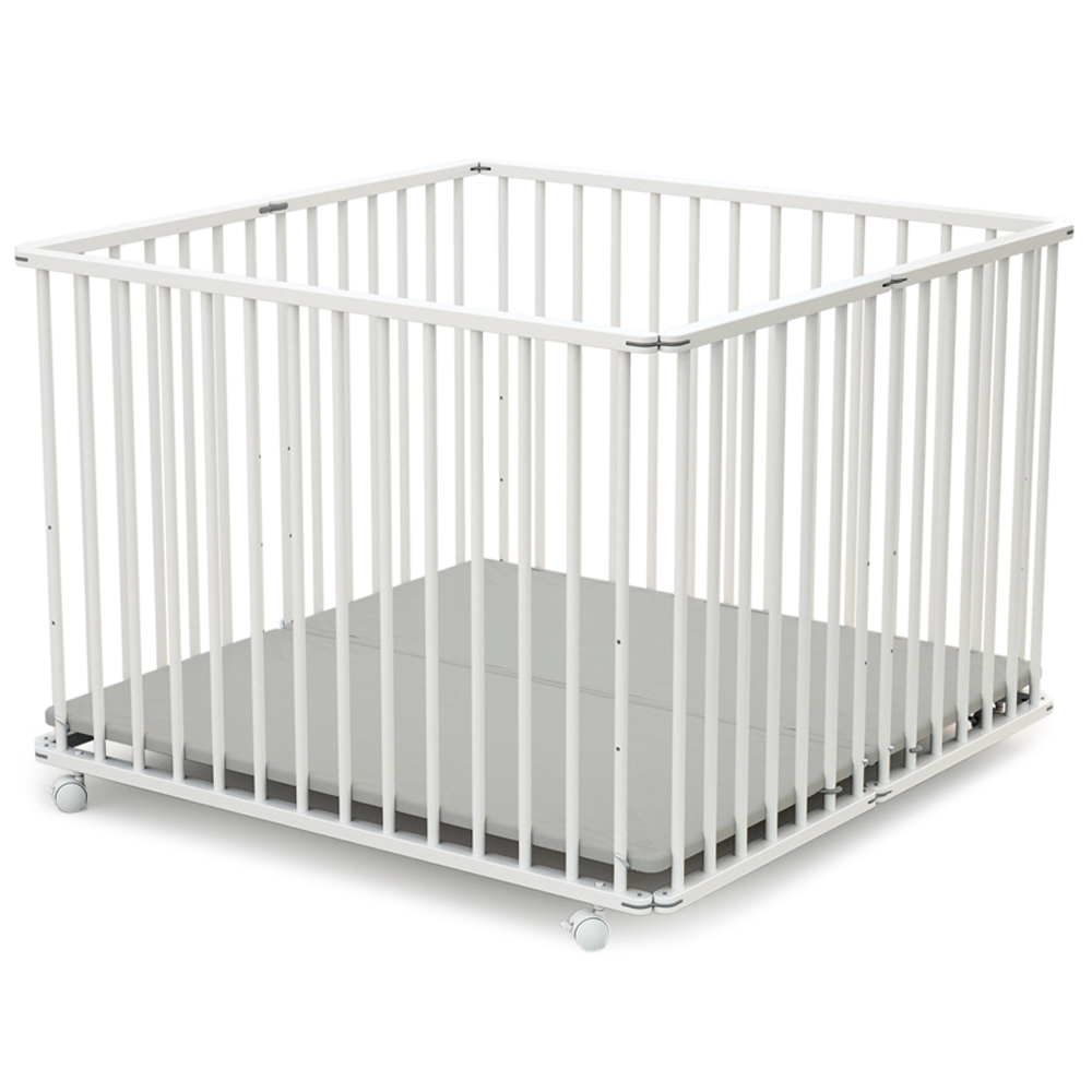 AT4 White Folding Play Pen Image 1