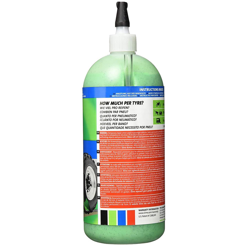 Slime Puncture Prevent and Repair Flat Tyre Sealant 946ml Image 3