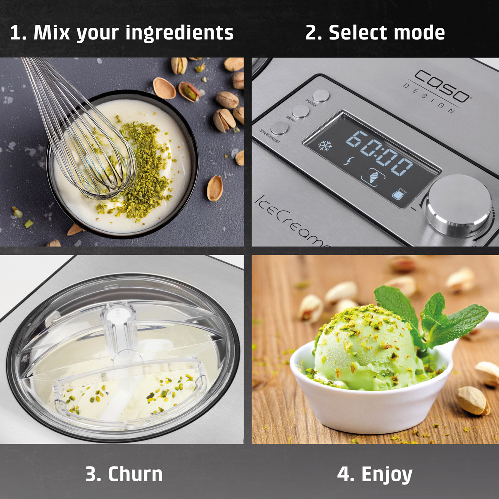 CASO Design IceCreamer 03298 5-in-1 Ice Cream and Yoghurt Maker 180W Image 8