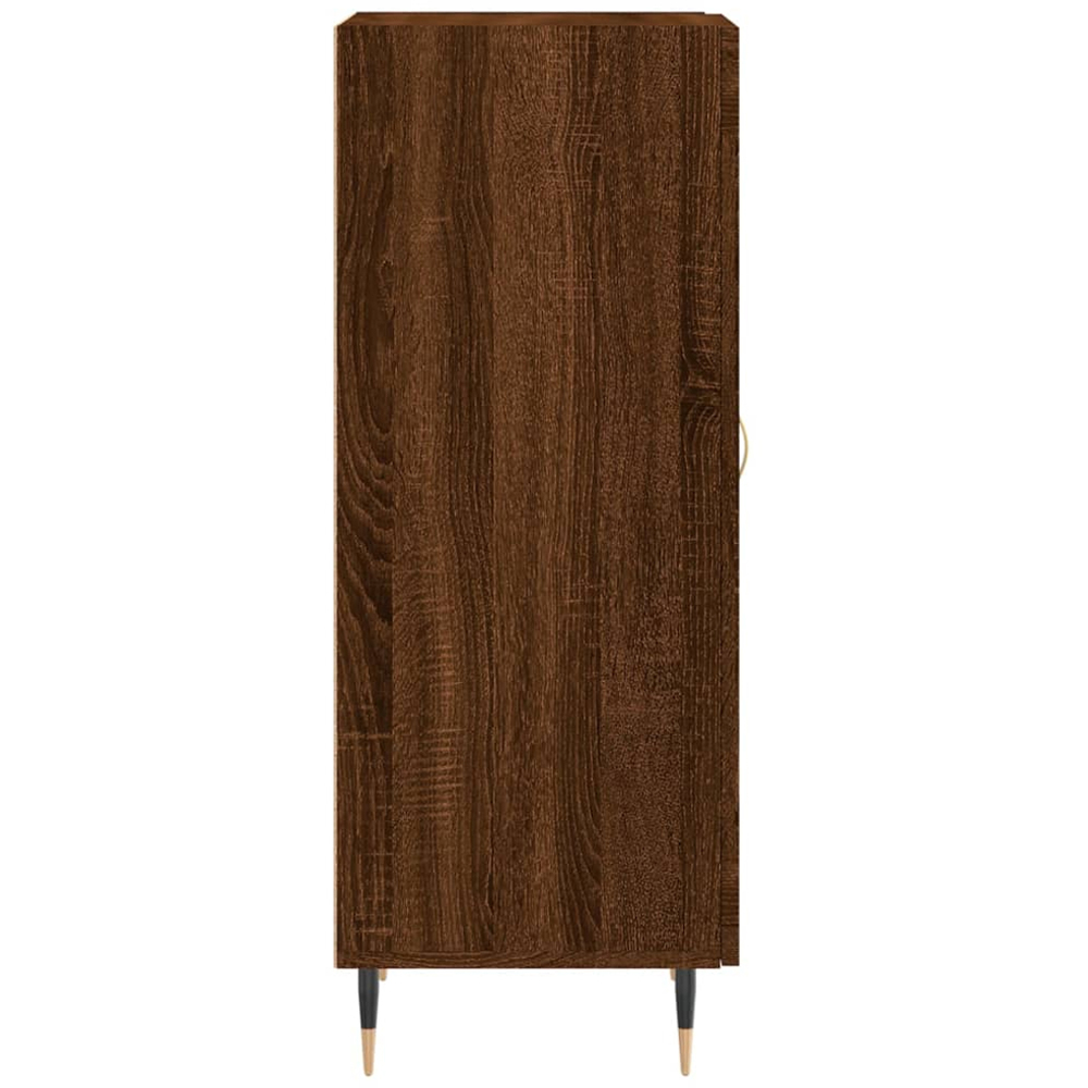 vidaXL Single Door Brown Oak Sideboard Image 7