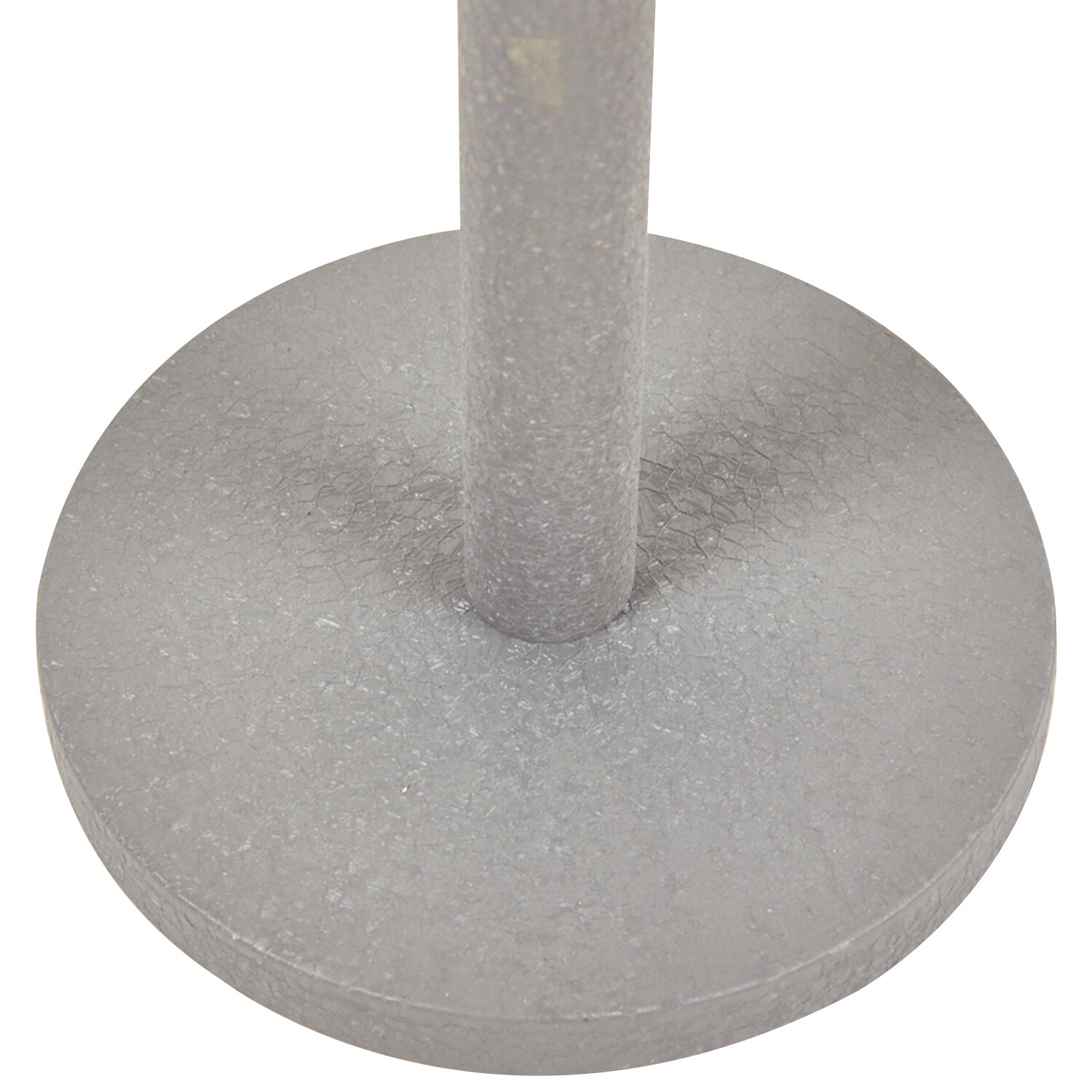 Textured Kitchen Roll Holder - Grey and Silver Image 3
