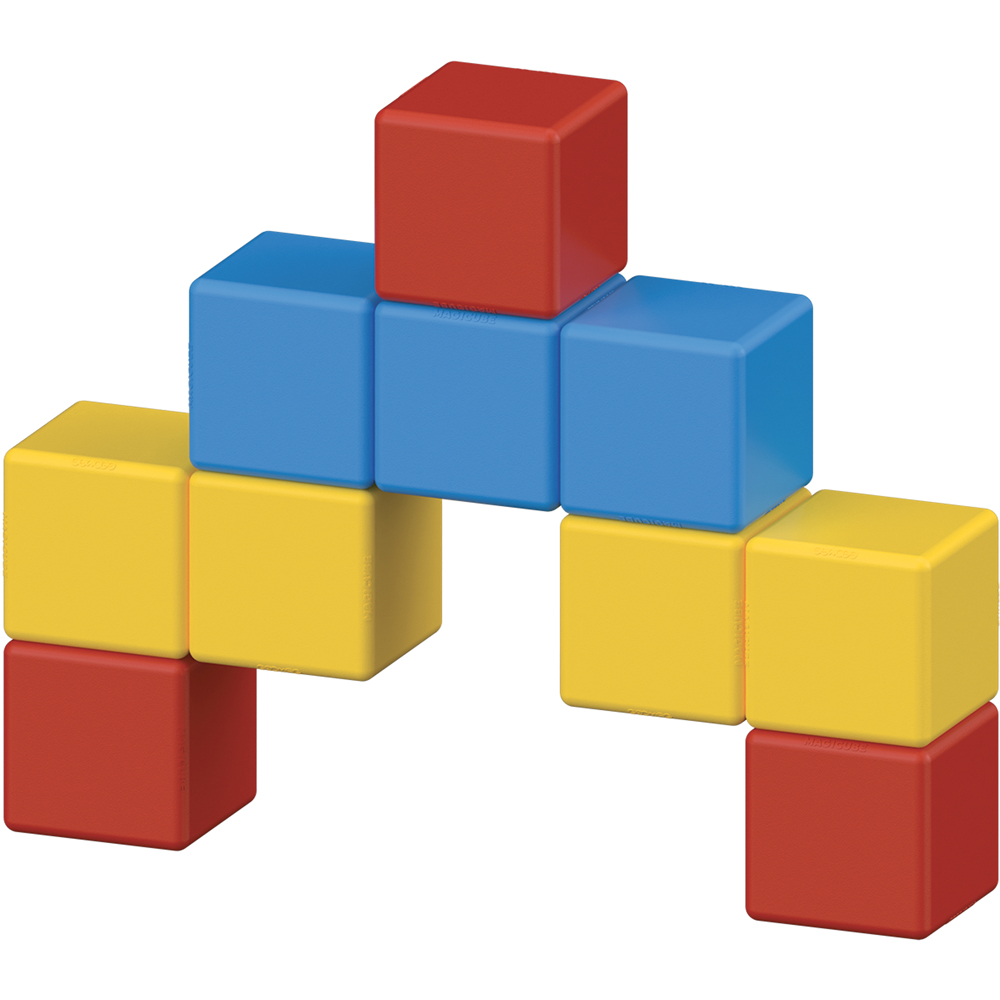 Geomag Magicube Math Building Recycled Clips Set 61 Piece Image 5