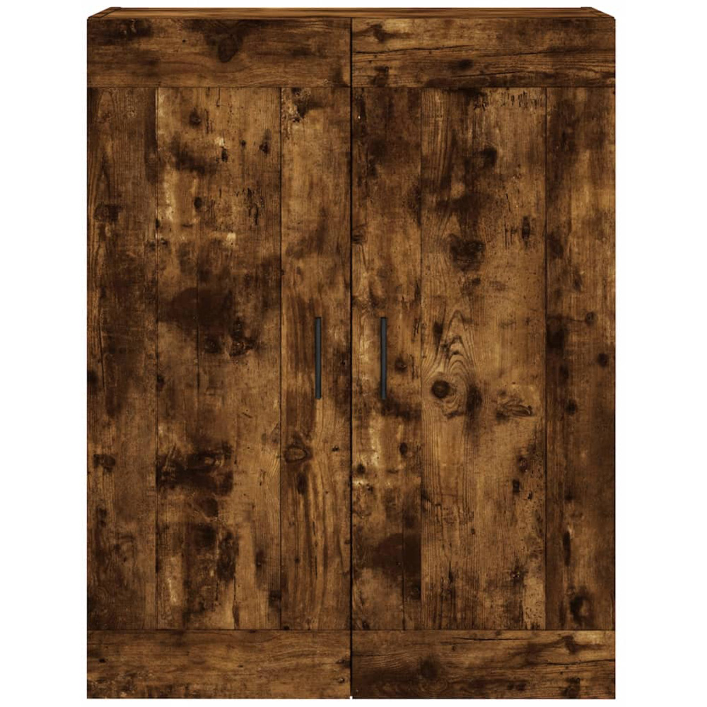 vidaXL 2 Door Brown Smoked Oak Wall Mounted Cabinet 2 Pack Image 6