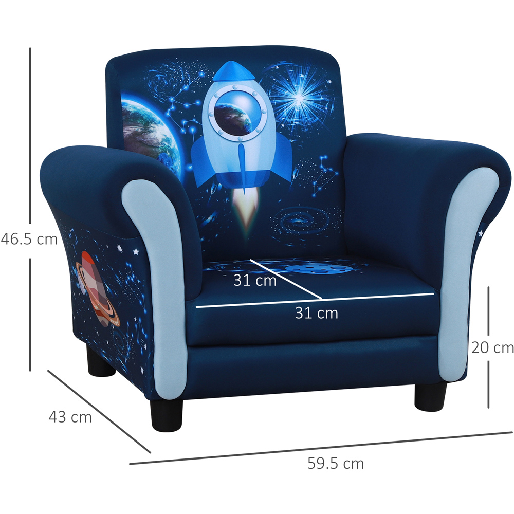 Tommy Toys Old Blue Kids Armchair Image 8