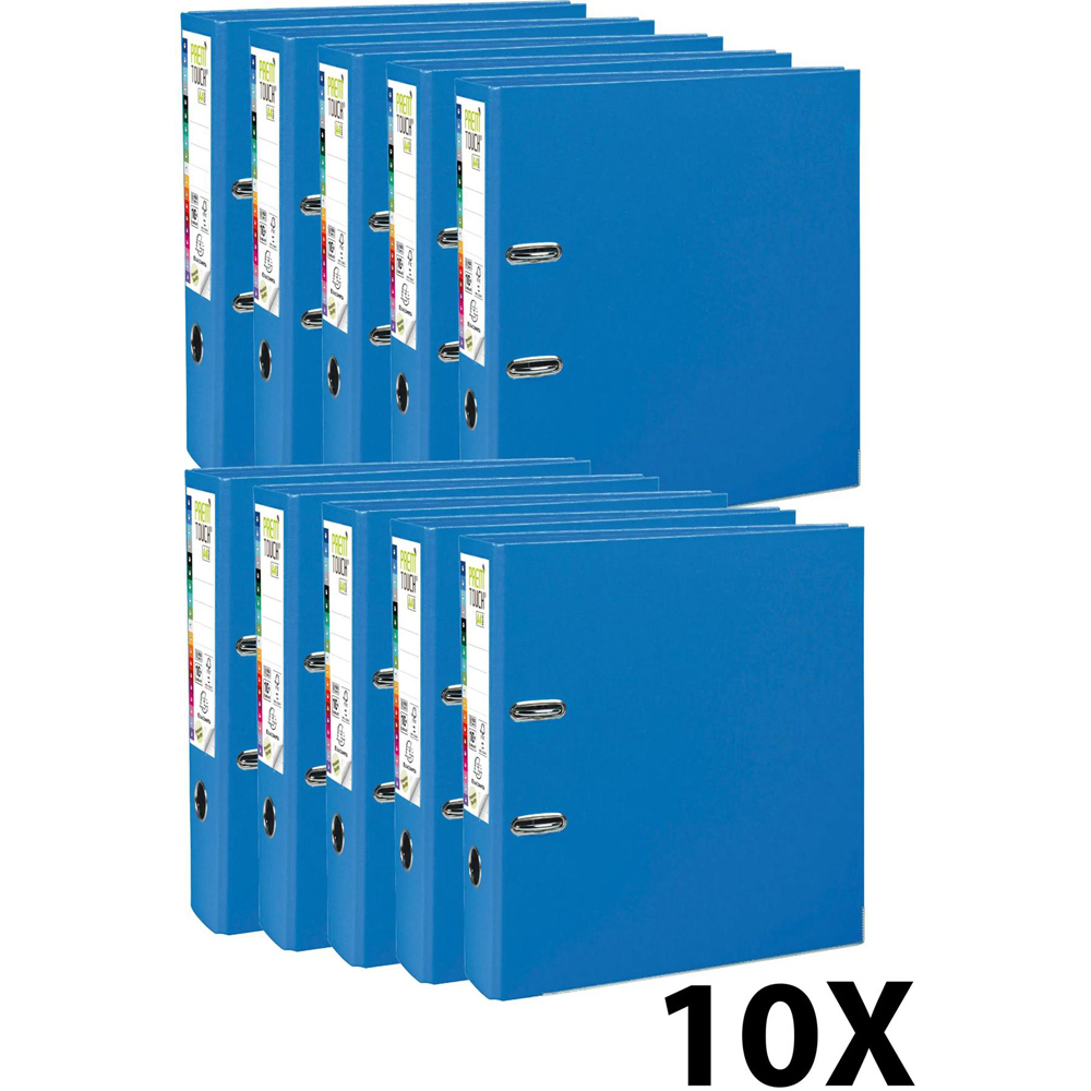 Exacompta PremTouch A4+ Blue PP Lever Arch File 10 Pack Image 7