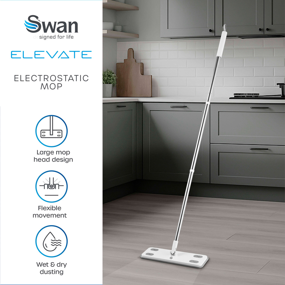 Swan Elevate Electrostatic Mop Image 4