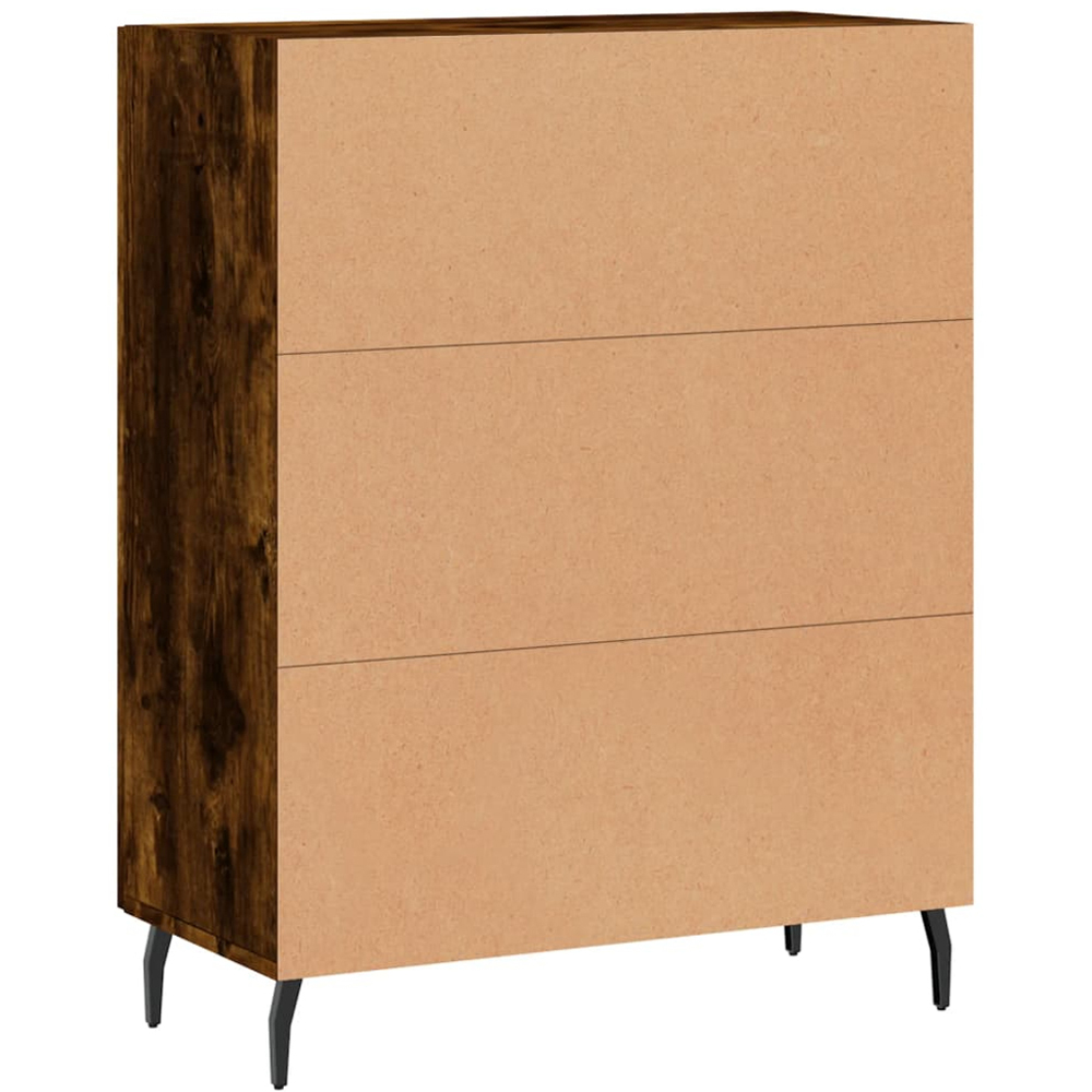 vidaXL 2 Door Smoked Oak Sideboard Image 8